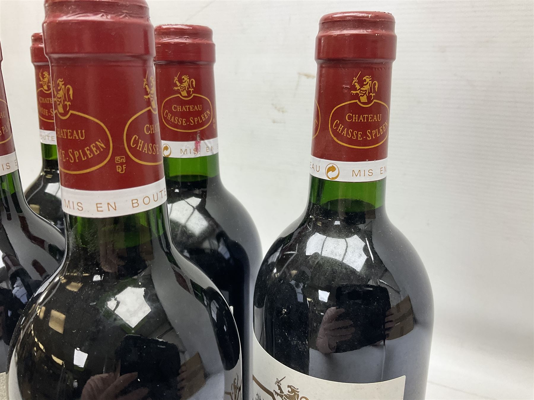Chateau Chasse Spleen 1997 Moulis-en-Medoc, 750ml, 12.5% vol, five bottles