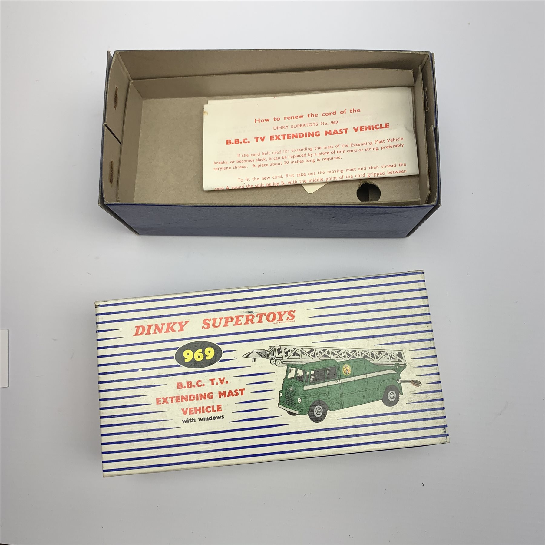 Dinky Supertoys B.B.C. T.V. Extending Mast Vehicle, No.969, boxed