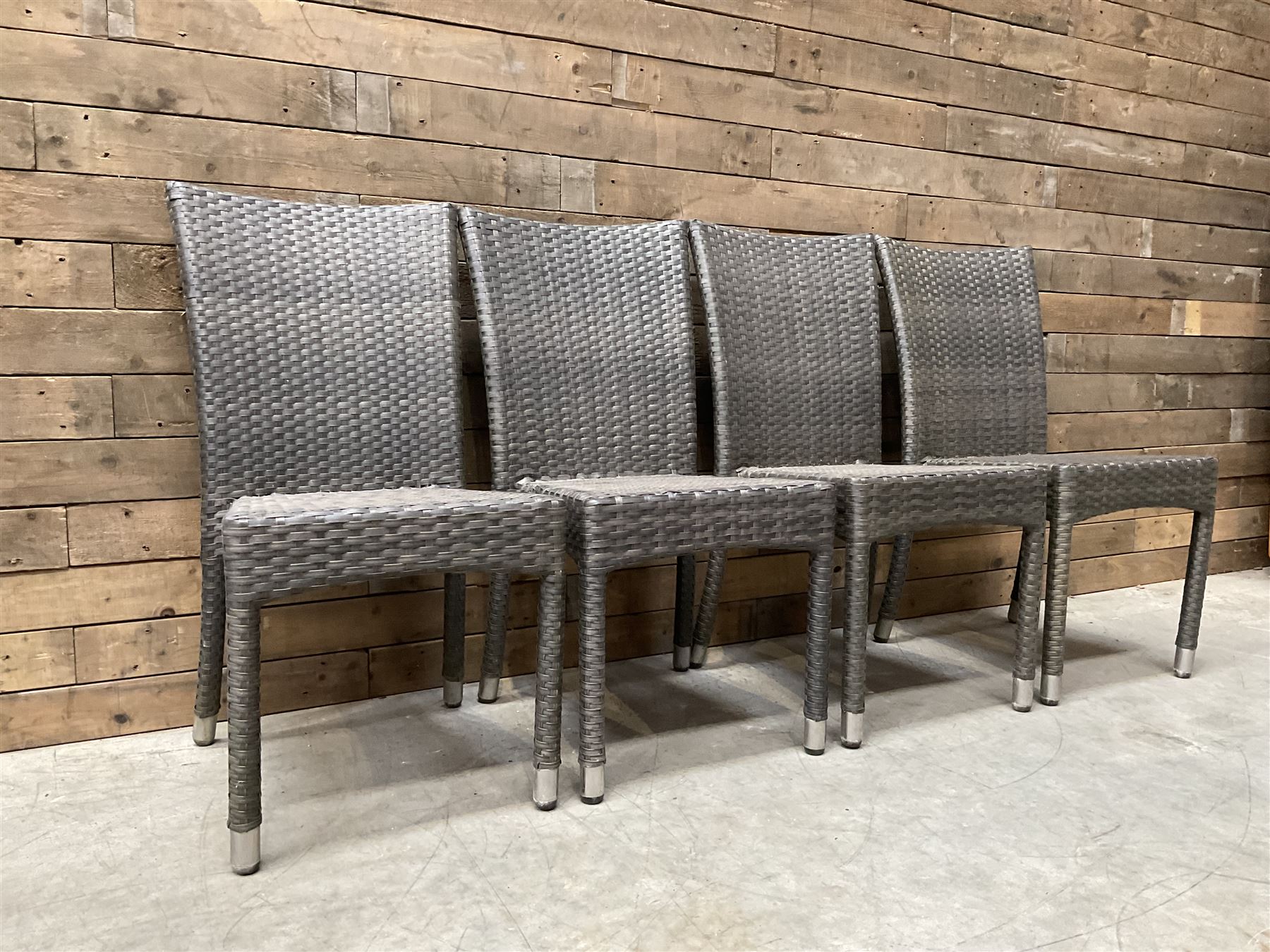 Rattan House - sixteen rattan garden chairs