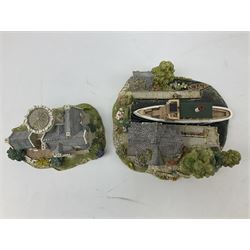 Seven Lilliput Lane cottages, comprising five limited edition examples, one French collection example and one Dutch collection, to include Queen of Windemere, Penkill Castle and Gertrude's Garden, all with boxes, four with deeds