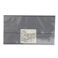 Great Britain King George V 1929 Postal Union Congress one pound stamp, used