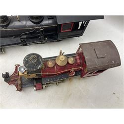 Bachmann G scale, gauge 1 2-4-2 steam locomotive, no F1101 'Old Timer ', together with a similar Bachmann 0-4-0 steam locomotive, both unboxed 