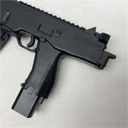 Gamo MP-9 .177 cal. semi-auto blowback pellet/BB CO2 gun, serial no.14J39179, L30cm; on original box with accessories and paperwork  NB: AGE RESTRICTIONS APPLY TO THE PURCHASE OF AIR WEAPONS.