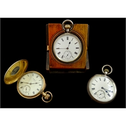 Victorian silver pocket watch top wind b