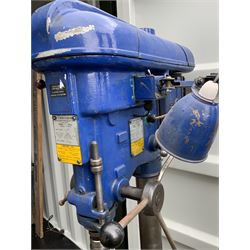 F. O’Brian & Co. Ltd - ‘Fobco 7/8’ large floor standing pillar drill, adjustable spindle speeds, with engineers vice attachment  - THIS LOT IS TO BE COLLECTED BY APPOINTMENT FROM DUGGLEBY STORAGE, GREAT HILL, EASTFIELD, SCARBOROUGH, YO11 3TX