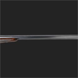 Master 12 bore double trigger, boxlock, side by side double barrel shotgun with 71cm (28