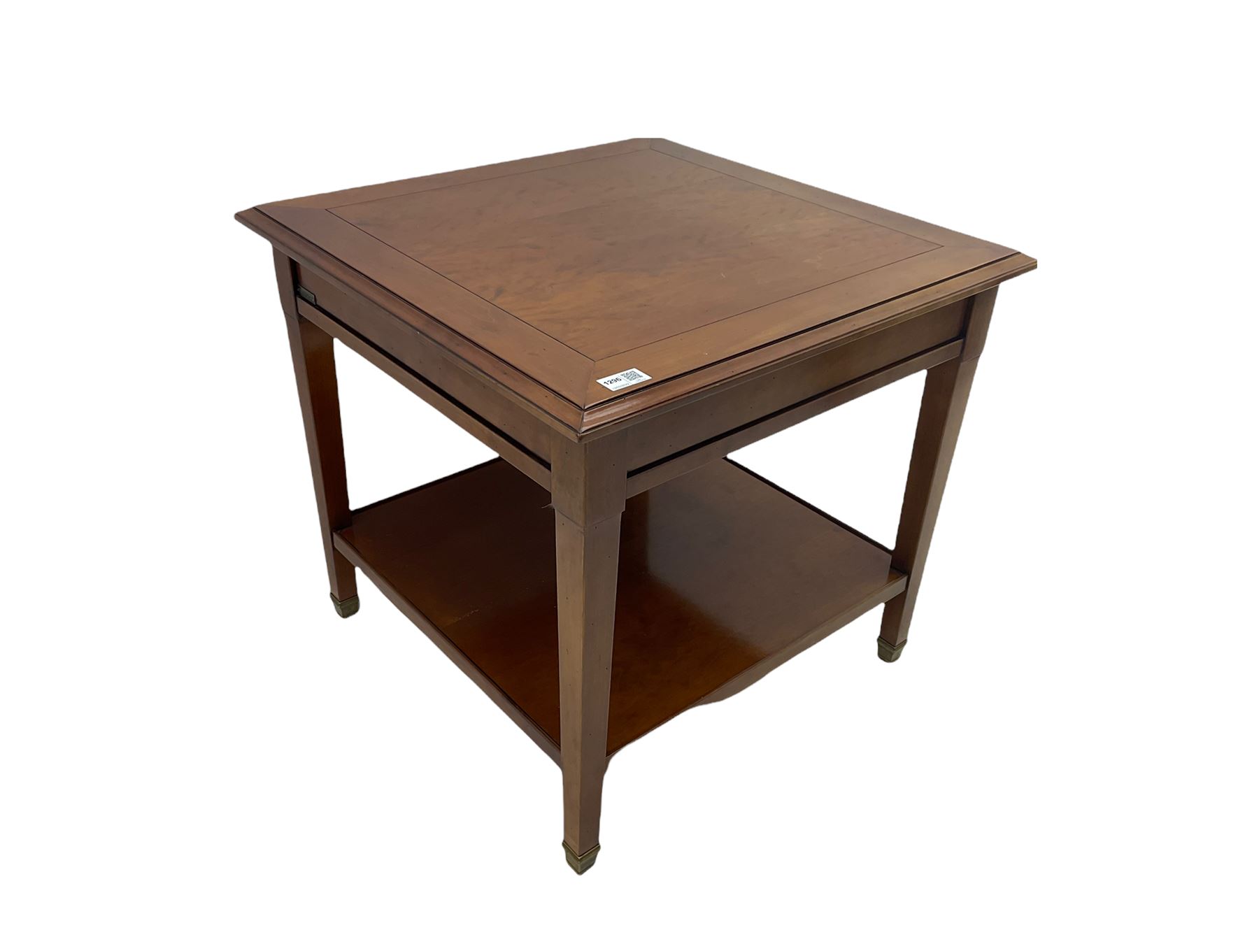 Grange Furniture cherry wood square lamp table