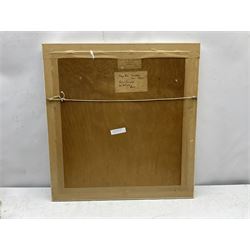 Stewart Carmichael (Scottish 1869-1950): Village Nun in Ghent Belgium, watercolour signed and dated, labelled verso 37cm x 37cm