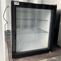 Bar Drink Stuff - mini fridge, transparent door - THIS LOT IS TO BE COLLECTED BY APPOINTMENT FROM DUGGLEBY STORAGE, GREAT HILL, EASTFIELD, SCARBOROUGH, YO11 3TX