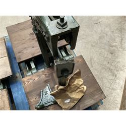 Two pairs of Victorian cast iron potato scales, one damaged with a 5kg weight