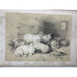 Thomas Sidney Cooper (British 1803-1902): 'Cooper's Designs for Cattle Pictures, Thirty Four Subjects of Cattle &co Designs for Pictures', London, published by T McLean, Ackermann & Co and C Tilt, 1837, with thirty two plates 