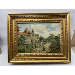 William Greaves (British 1852-1938): English Homestead and Countryside Scenes, two oils on canvas signed max 29cm x 39cm (2)
