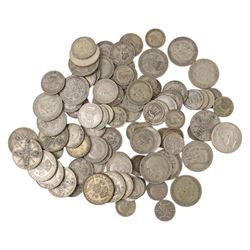 Approximately 550 grams of Great British pre-1947 silver coins