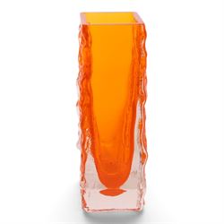 Geoffrey Baxter - Whitefriars Coffin vase, in tangerine orange