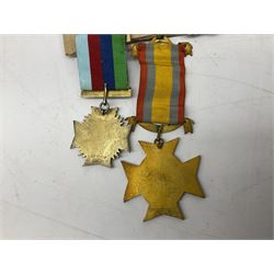 Masonic and similar jewels/medals to include Royal Antediluvian Order of Buffaloes, hallmarked, L.A Vallette Lodge No. 815, hallmarked, R.A.O.B Justice Truth Philanthropy, etc 