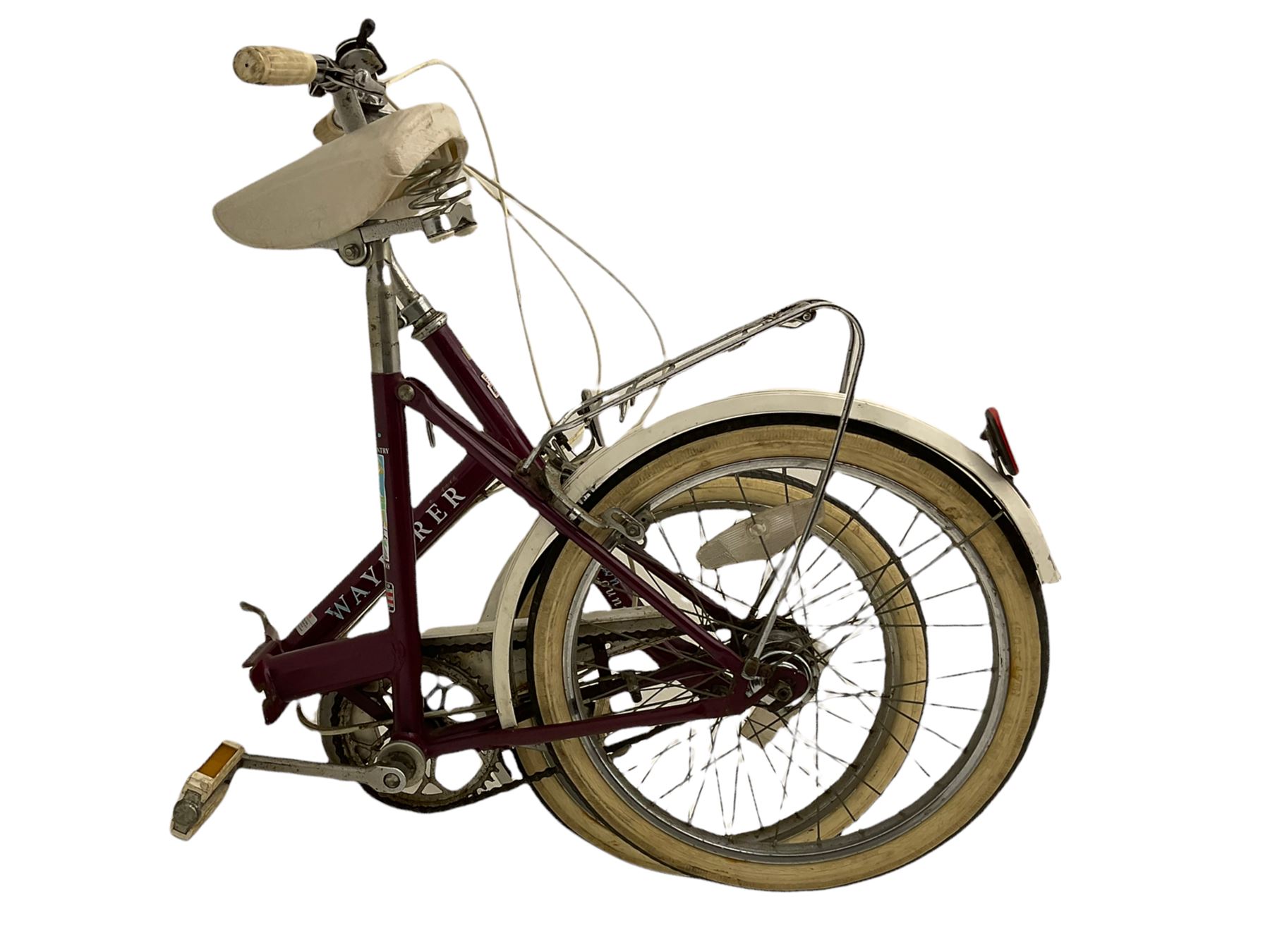 raleigh shopper style small wheel folding bicycle and boys mountain type bicycle - THIS LOT IS TO BE COLLECTED BY APPOINTMENT FROM DUGGLEBY STORAGE, GREAT HILL, EASTFIELD, SCARBOROUGH, YO11 3TX