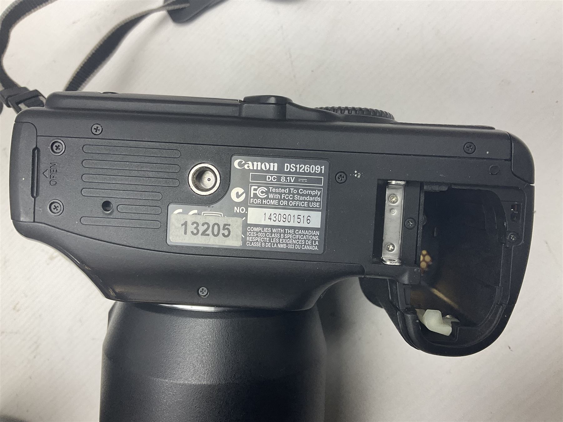 Canon EOS 5D camera body, with 'Tamron SP 70-300mm F/4-5.6 lens, and accessories, together with soft case