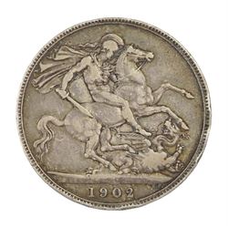 King Edward VII 1902 crown coin