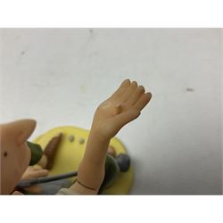 Ten Robert Harrop figures, comprising The World of Roald Dahl Mr Twit RD04 and The BFG RD03, boxed, The Camberwick Green Collection limited edition Mrs Honeyman CG04, The Mayor CGL04 and The Mayor and Philby in the Memorial Car CG68, The PG Chimps Collection Dolly PG003, boxed, Andy Capp by Reg Smythe Andy Capp AC01 and Flo AC02, boxed, and Country Companions English Setter CC21 and Flat Coat Retriever Fisherman CC13, boxed