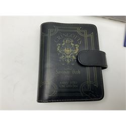 Harry Potter 'Gringotts Savings Book Coin Collection', various commemorative crowns, pre-decimal coinage, United States of America one dollar banknote etc