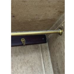 Late Victorian walnut triple combination wardrobe, projecting moulded and dentil cornice, central shaped bevelled mirror glazed door, cartouche and curled leaf carved panels over figured walnut veneered panels, fitted with drawer to base, on bracket feet