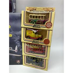 Corgi/Lledo - small collection of modern die-cast vehicles to include Corgi Aviation Archive 1:144 scale aircrafts 47111, 47301 and 47506; Lledo The RFC/RAC Anniversary Collection; quantity of Lledo Days Gone and Corgi models boxed and loose etc 