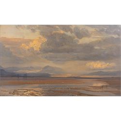 Henry Moore of Hull (British 1831-1895): 'The Estuary of the Duddon', oil on canvas signed...