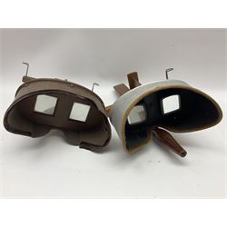 Collection of Victorian and later stereoscopic views, including local Scarborough scenes and mountaineering scenes, together with seven stereoscope viewers, including one viewer and some views by Underwood & Underwood