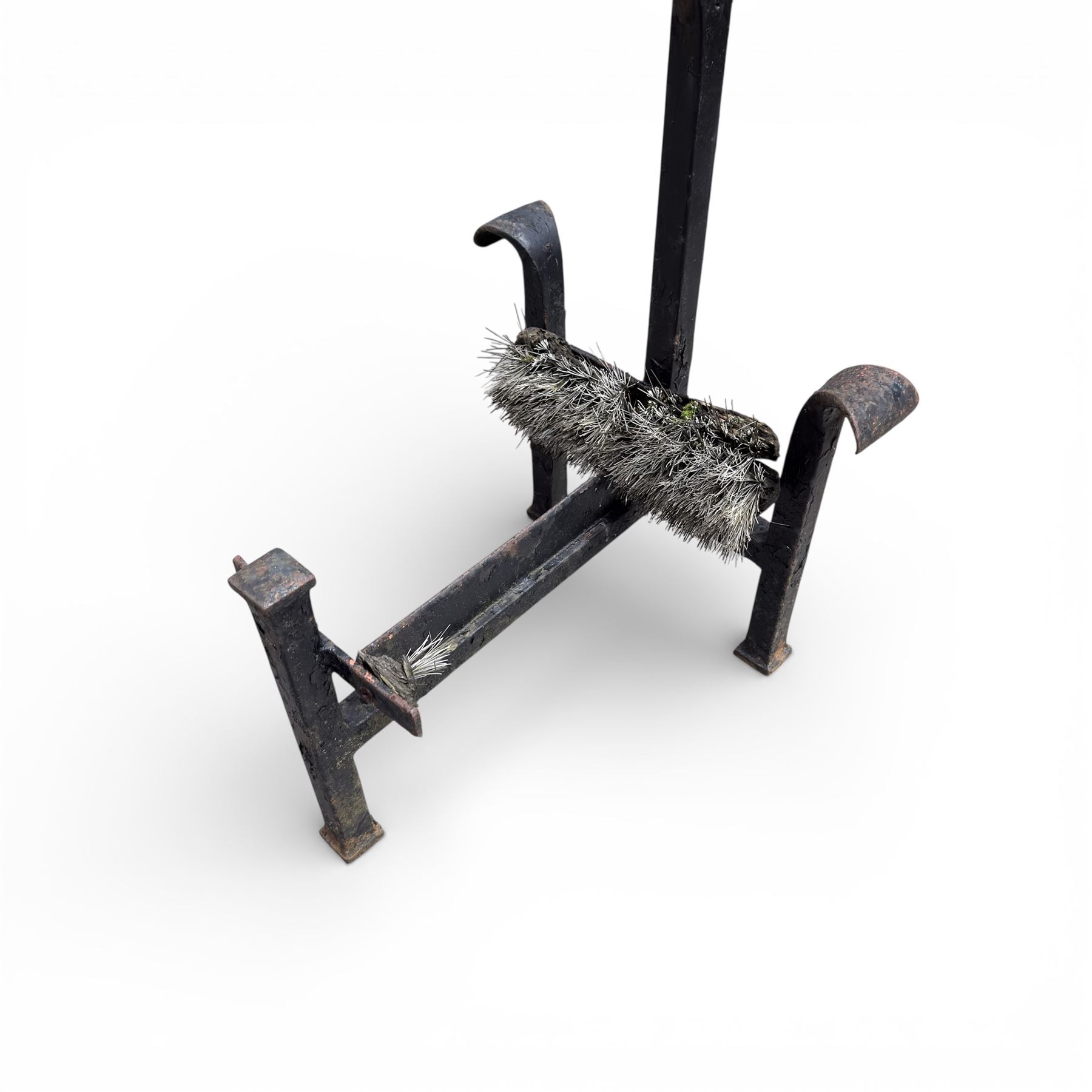 Wrought iron boot scraper