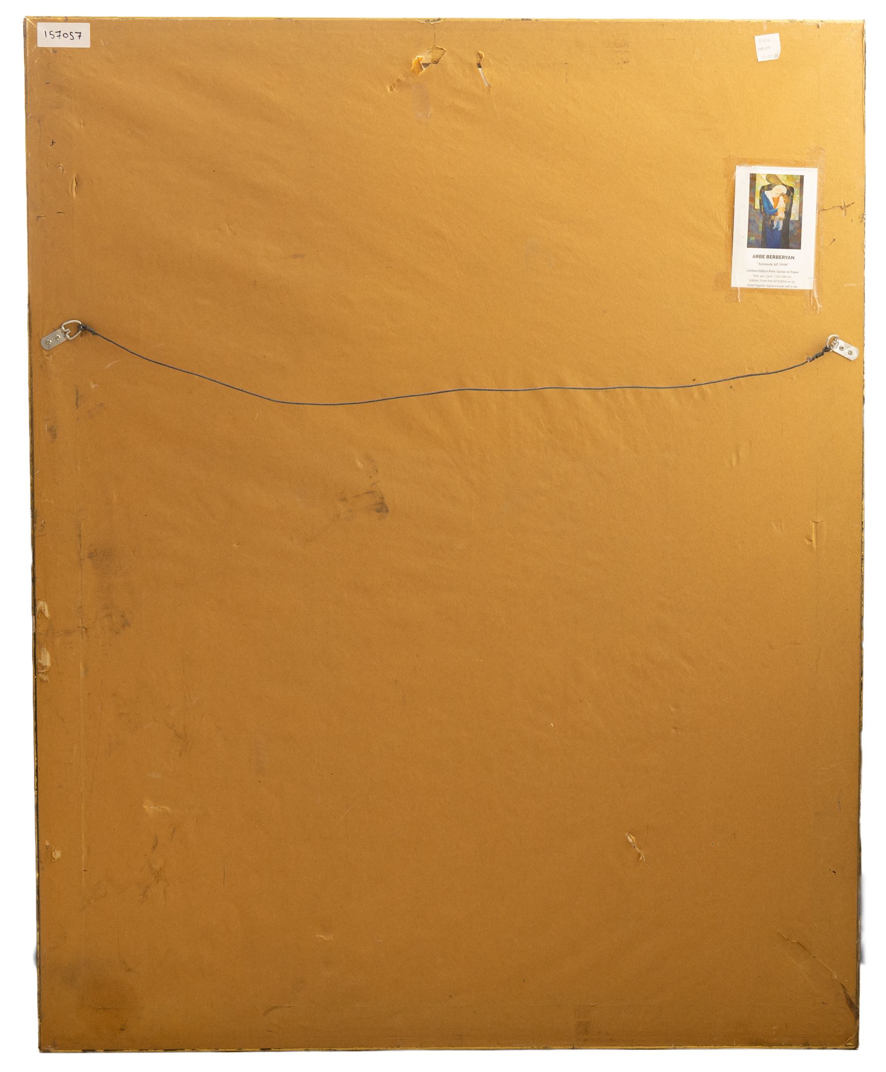 Ara Berberyan 'Arbe' (Armenian 1958-): 'Antanik', large limited edition giclée print signed and numbered 4/150 in pen 100cm x 75cm