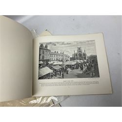 Miscellaneous ephemera including two York Herald newspapers 1835 &n1863, WW2 map of The western Front; two booklets on Burma; disbound book of Hogarth engravings; quantity of Edwardian and later postcards, greeting cards etc