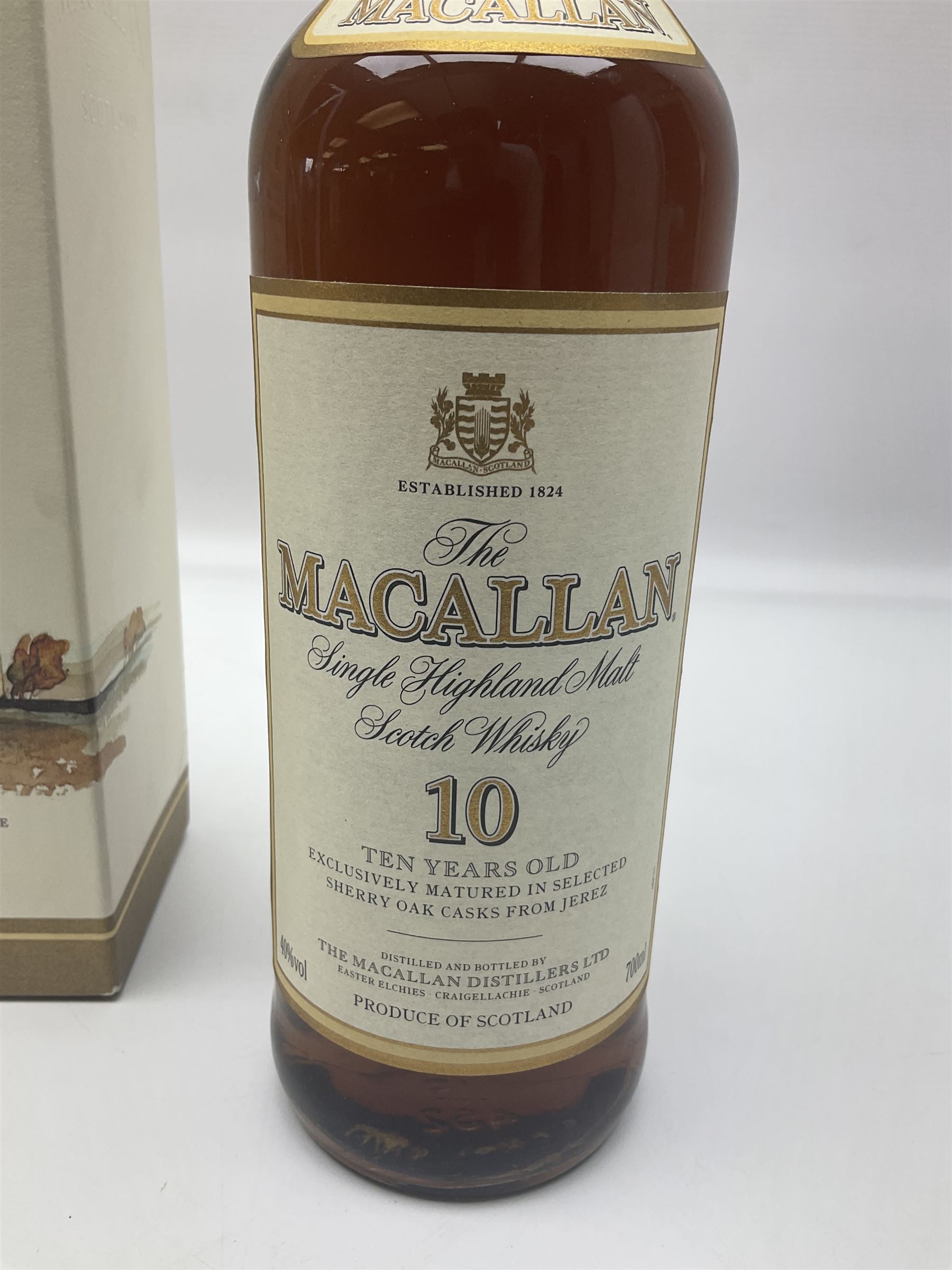 Macallan, 10 year old, single malt Scotch whisky, 700ml, 40% vol, boxed