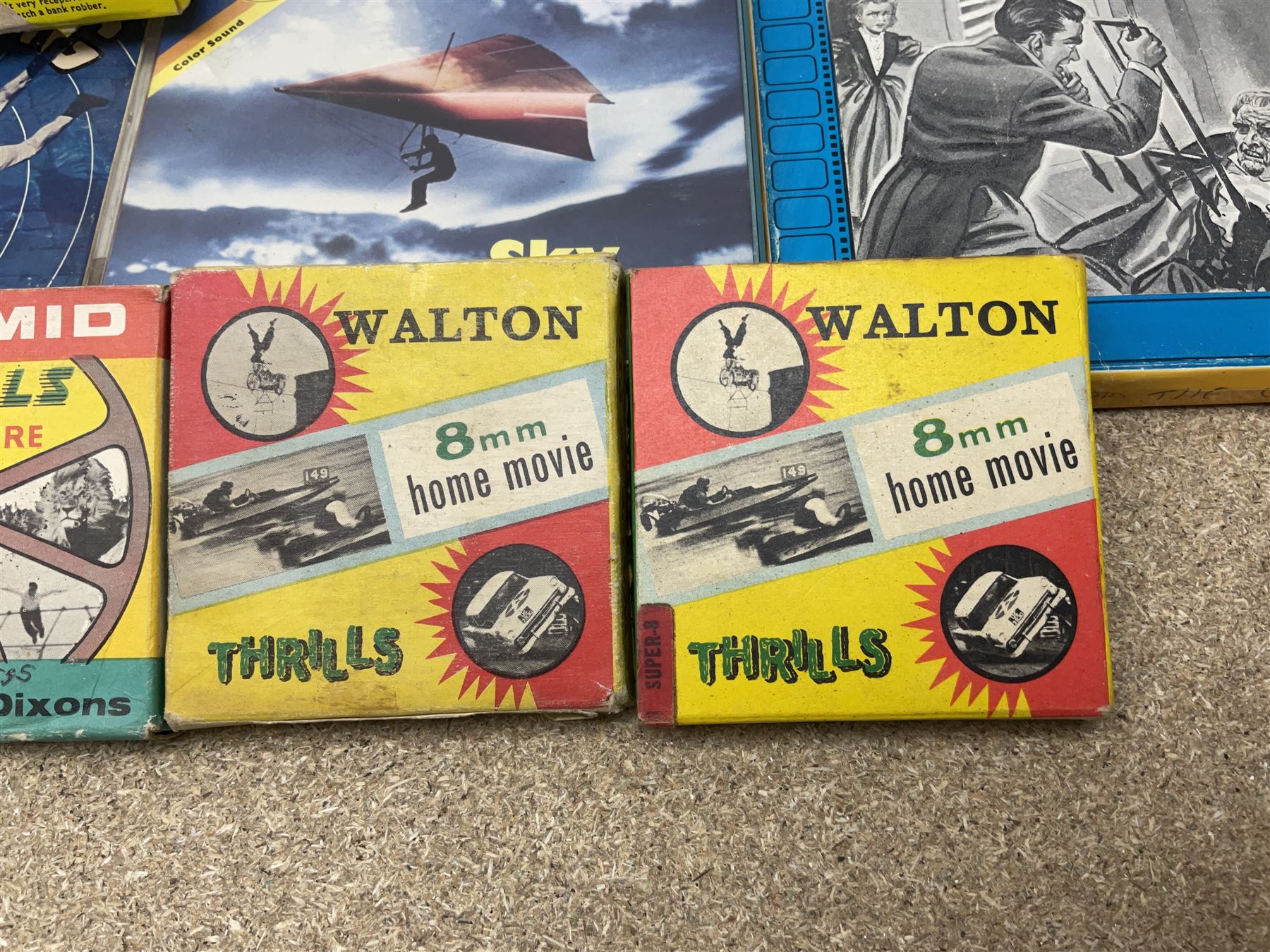 Film reels, mostly 8mm, to include Charlie Chaplin, Laurel & Hardy, The 3 Stooges, Spartacus the Gladiator etc 