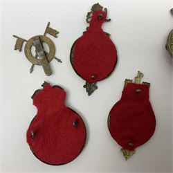 Fifteen cap badges of Irish interest including 4th Royal Irish Dragoon Guards, Connaught Rangers, Royal Irish, Munster and Dublin Fusiliers, 5th Lancers, Inniskilling Regt.,Leinster Regt., Irish Guards etc (15)