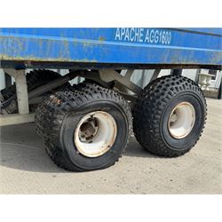 Apache AGG1600 four wheel tipper trailer