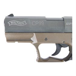 Walther CP99 air pistol,.177 calibre, serial no J161471496, with a hard-shell case  