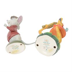 Four Disney Classics Collection figures, comprising Bold Bernard, Preening Prince, Goodbye Father and Say Hello to Figaro, all boxed with certificates of authenticity