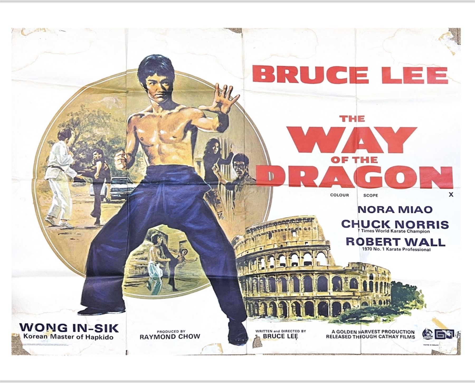 Bruce lee movie way of the dragon shop