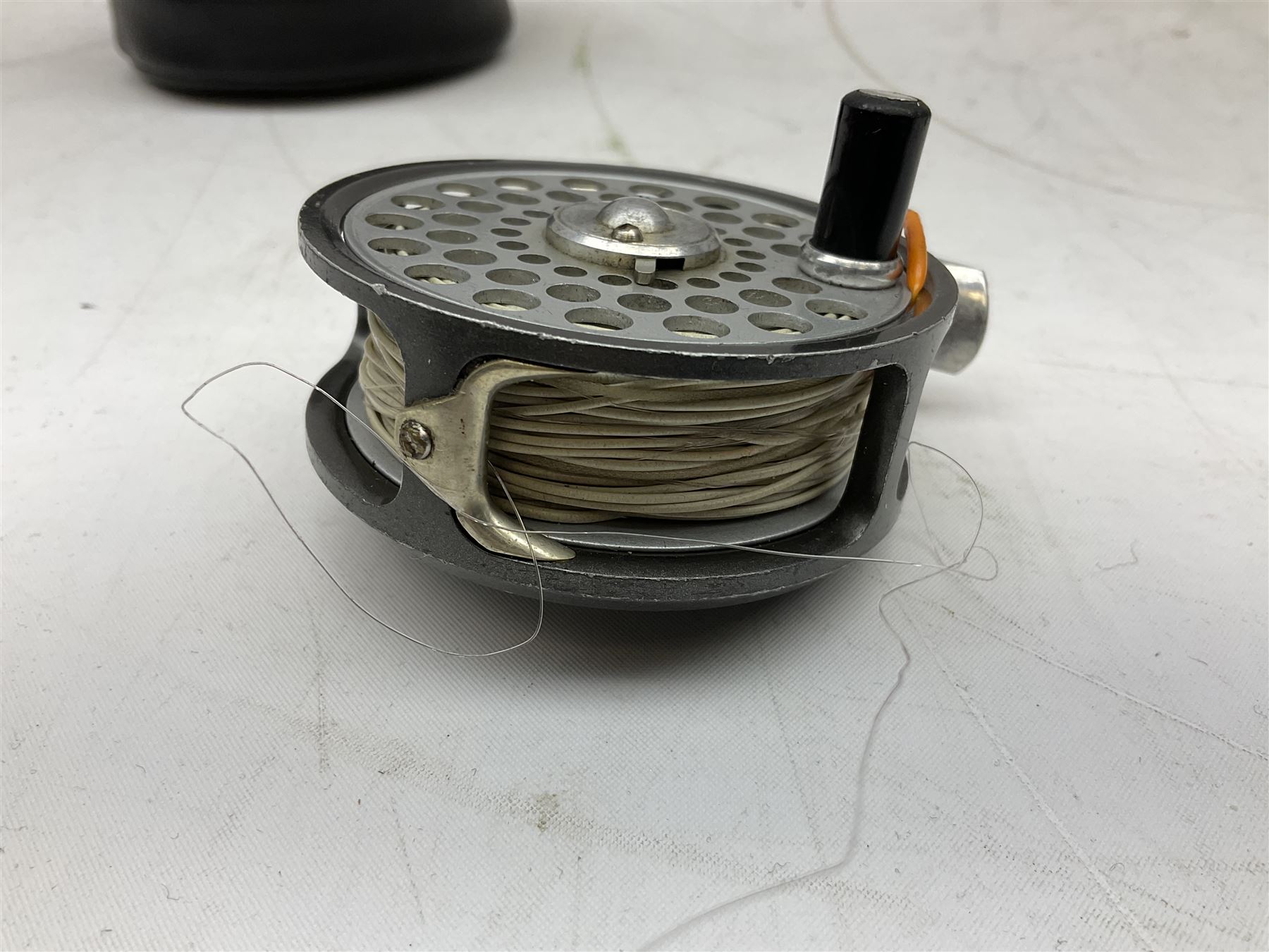 Hardy Bros Ltd 'The Flyweight' 2 1/2 inch alloy fly reel, housed in a Hardy Bros (Alnwick) Ltd case