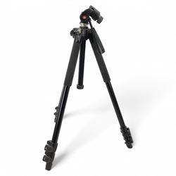 Canon EOS 400D DSLR camera body serial no. 1781161963, with Canon EF-S 18-55mm 1:3.5-5.6 zoom lens, in carrycase with accessories and a Manfrotto 290 tripod