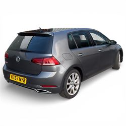 VW Golf, 2 Litre diesel, Automatic, 2018, Grey, MOT till 04/04/2026, 95.500 miles (KT67 NYB) - Car play, Parking sensors - this vehicle is subject to 10% plus VAT buyers premium (12% in total)