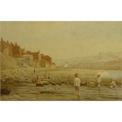  Edward C Booth (British 1821-post1893): 'Whitby', watercolour signed titled and dated 1893, 34cm x 52cm  