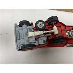 Corgi - Gift Set no.41 comprising Carrimore Mark Iv Transporter, Morris Mini-Cooper, BMC Mini-Cooper S, Morris Mini-Minor, Volvo P.1800 and Sunbeam IMP; missing MGC GT car; in original box 