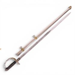 British 1874 pattern, named, 2nd Life Guards State sword by Henry Wilkinson, Pall Mall Lon...