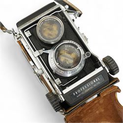 Mamiya C3 Professional camera; together with a Thorton Pickard Ruby Horizonal camera and one other, two in original cases, with accessories