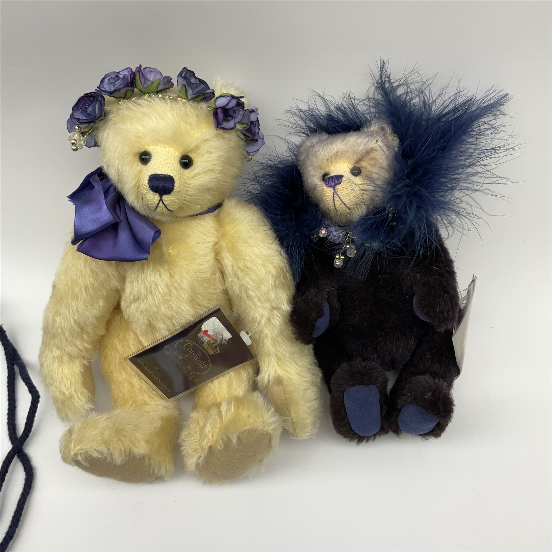 Two Cotswold Bear Company limited edition teddy bears in the Shop