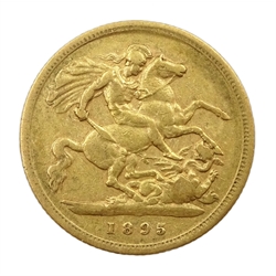 1895 gold half sovereign