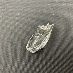 Three Swarovski figures, comprising flamenco dancer, female dancer with certificate and ballerina, tallest H21cm  