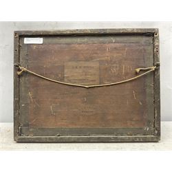 Henry Thomas Ryall (British 1811-1867) after Sir Edwin Henry Landseer (British 1802-1873): Catching a Scent, hand coloured engraving unsigned, attributed on mount 25cm x 35cm