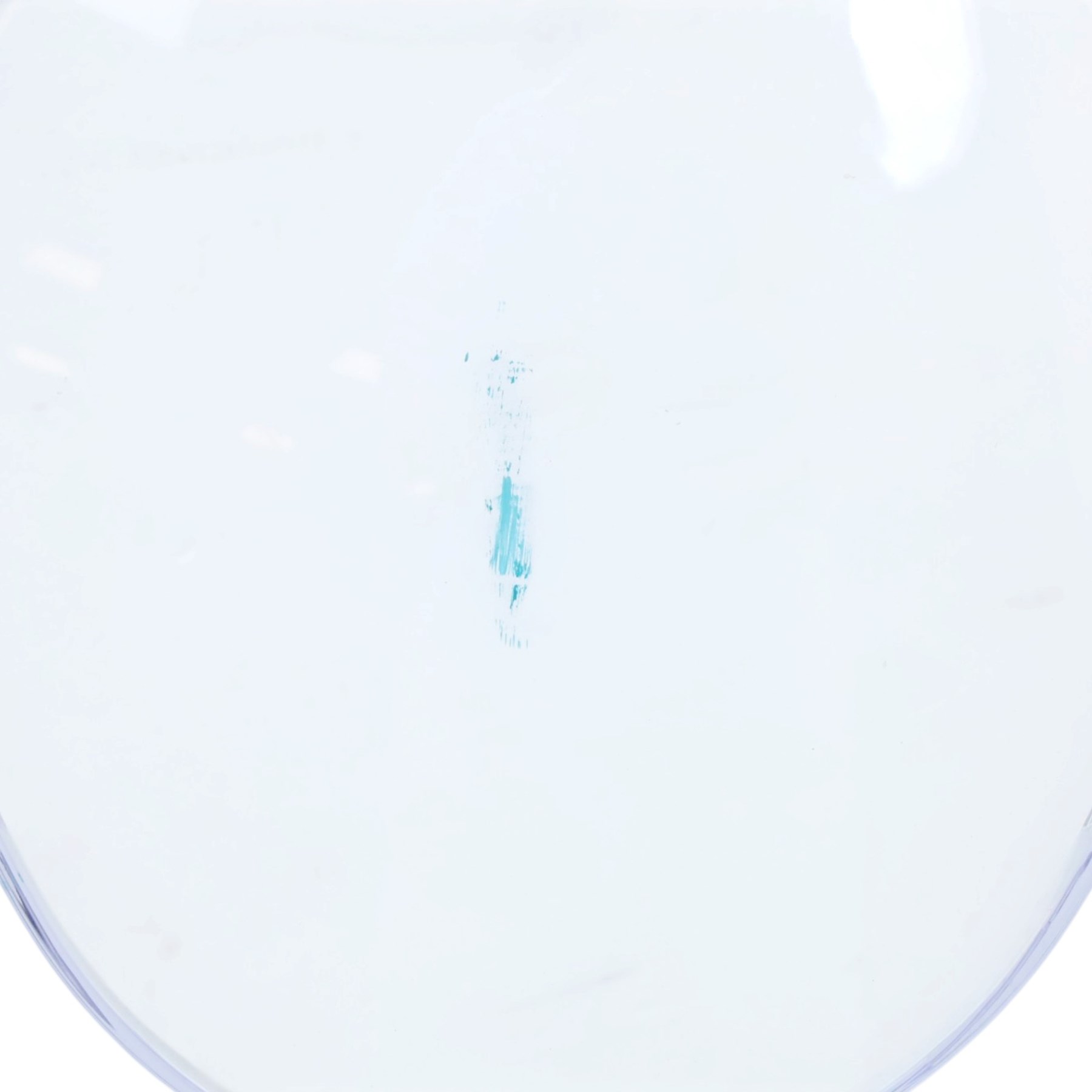 In the manner of Kartell Louis 'Ghost' chairs, transparent moulded plastic, with oval backs and shaped seats, raised on tapering supports